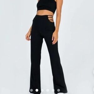 Princess Polly black stretch pants
